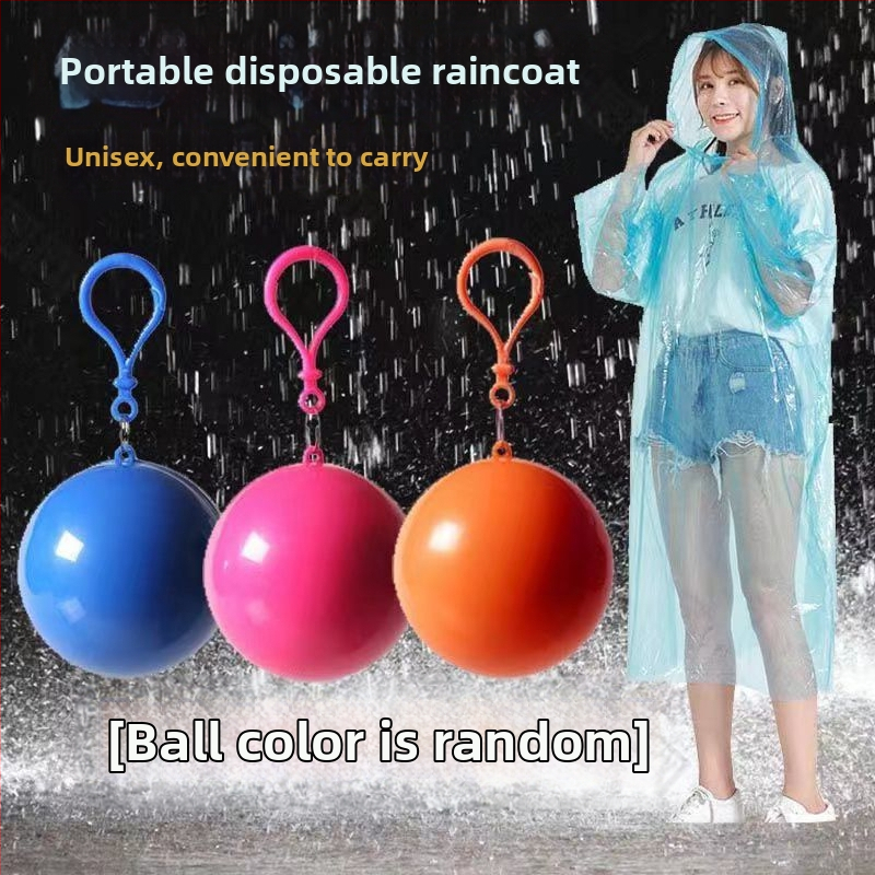 Αδιάβροχο μίας χρήσης σε σφαιρικό σχήμα, φορητό για υπαίθρια χρήση, PVC ύφασμα, 1 άτομο