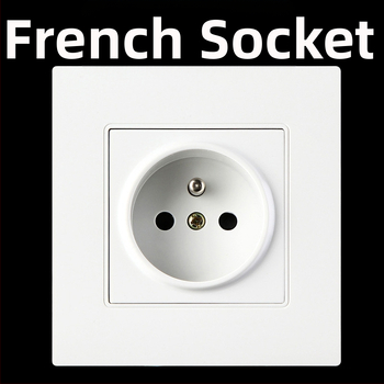 AOBA 16A prancūziško stiliaus sieninis lizdas, 86 tipo panelė, Europos standartas