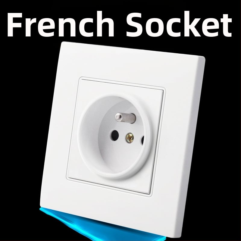 AOBA 16A френски стил стенна розетка, панел тип 86, европейски стандарт