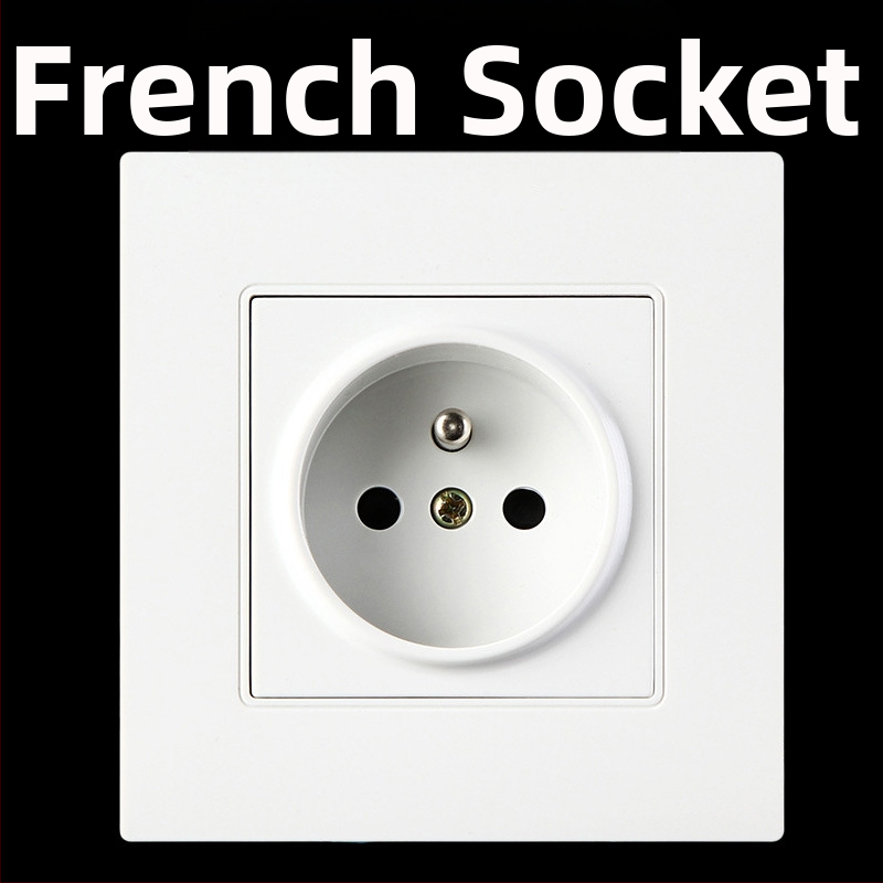 AOBA 16A френски стил стенна розетка, панел тип 86, европейски стандарт