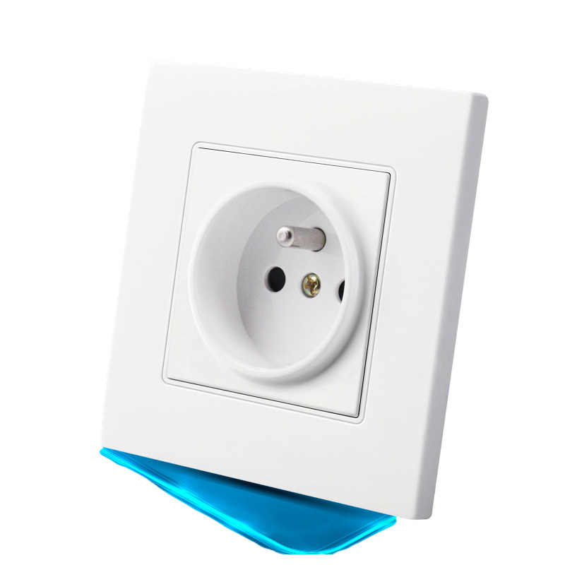 AOBA 16A prancūziško stiliaus sieninis lizdas, 86 tipo panelė, Europos standartas