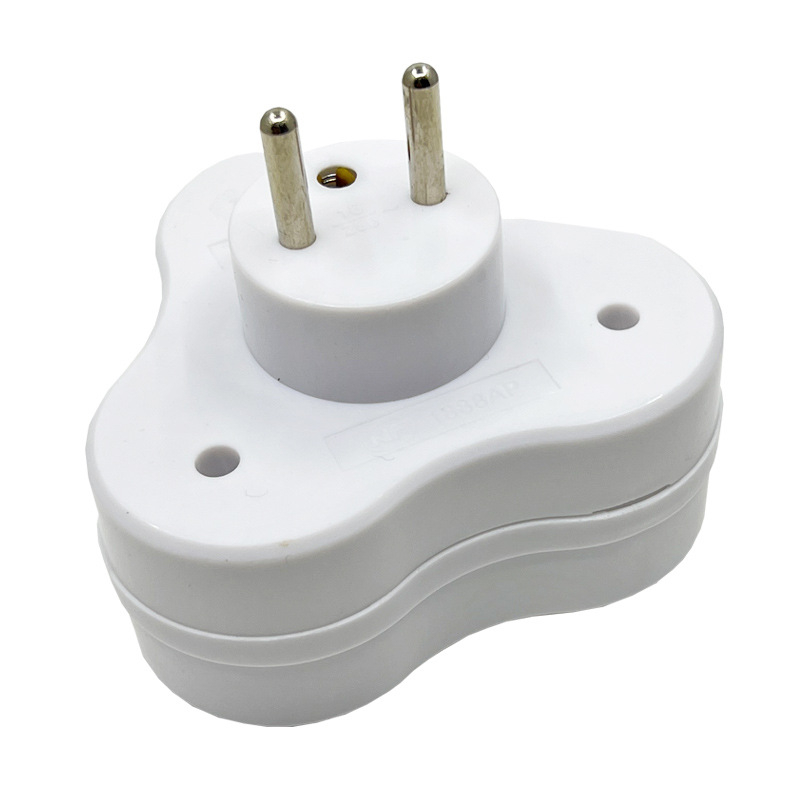 LJ Prancūzijos standarto maitinimo keitiklis, 1 į 3 kištukus, 16A/250V, CE sertifikatas, iki 3,5 kW