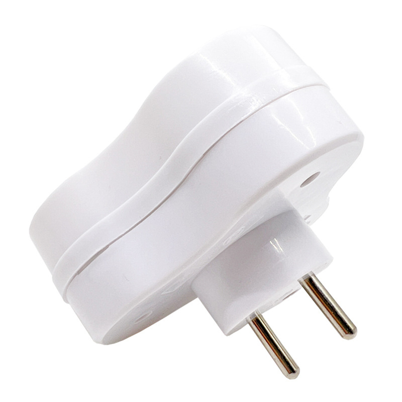 LJ Prancūzijos standarto maitinimo keitiklis, 1 į 3 kištukus, 16A/250V, CE sertifikatas, iki 3,5 kW