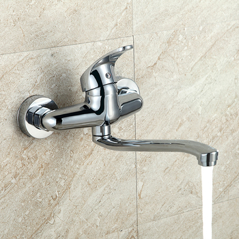 Į sieną montuojamas maišytuvas praustuvui (karštas/šaltas) — varinis korpusas, vožtuvo sėdynės skersmuo 32 mm, 0–90°C, įvado/išvado skersmuo 0.25"