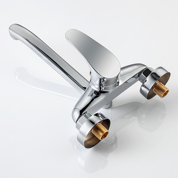 Į sieną montuojamas maišytuvas praustuvui (karštas/šaltas) — varinis korpusas, vožtuvo sėdynės skersmuo 32 mm, 0–90°C, įvado/išvado skersmuo 0.25"