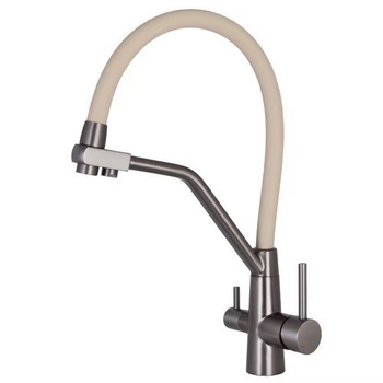 Rombili HJ556 неръждаема стомана кухненски смесител за мивка, 1.6 MPa, 0–90°C