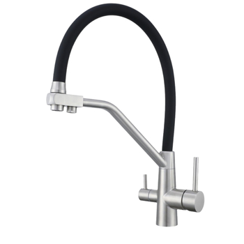 Rombili HJ556 неръждаема стомана кухненски смесител за мивка, 1.6 MPa, 0–90°C