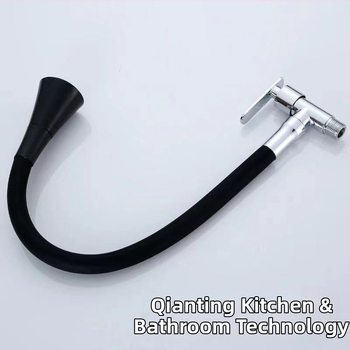 Nástenný kuchynský faucet pre studenú vodu, telo zliatiny zinku, keramický ventil, štýl ľahký luxus