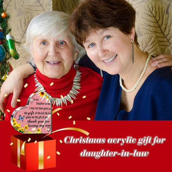 Διαφανές ακρυλικό διακοσμητικό σε σχήμα καρδιάς — μοντέρνο σχέδιο τέχνης, εκτυπωμένος σχεδιασμός, κατάλληλο δώρο για ζευγάρι, γενέθλια και γάμο