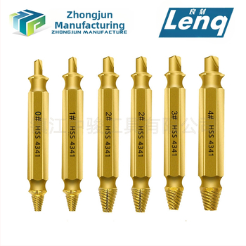 Екстрактор за счупени винтове с двойна глава в комплект инструментални аксесоари, тегло 0,08 кг, минимално количество опаковки 4