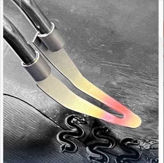 Plastmasas lodēšanas piederumu komplekts ar plakanu galvu, izlīdzināšanas rīku un elektrisko lodāmuru auto bufera remontam