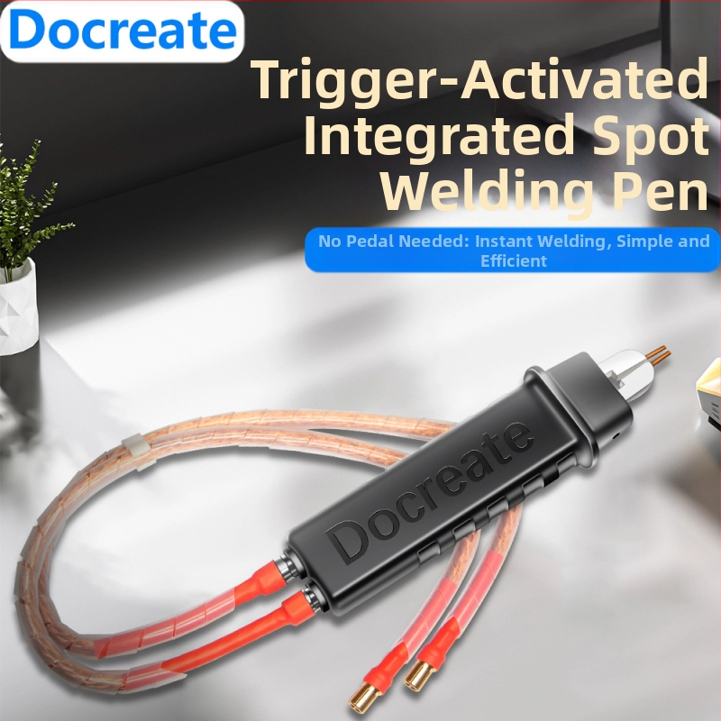 Docreate интегрирана писалка за точково заваряване за DIY батерийни пакети за електрически превозни средства – ръчна, високопроизводителна, съвместима с 18650