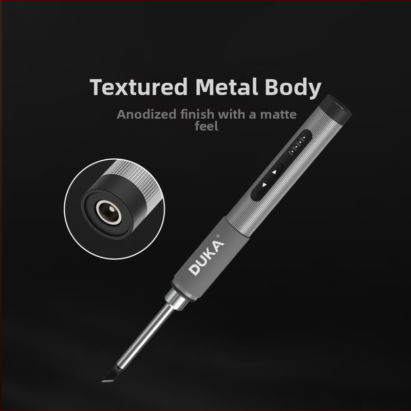 Nešiojama litavimo stotis 65W su pastovia temperatūra, QC/Pd maitinimas, aliuminio lydinys, 24V, skirtas litavimui ir remontui