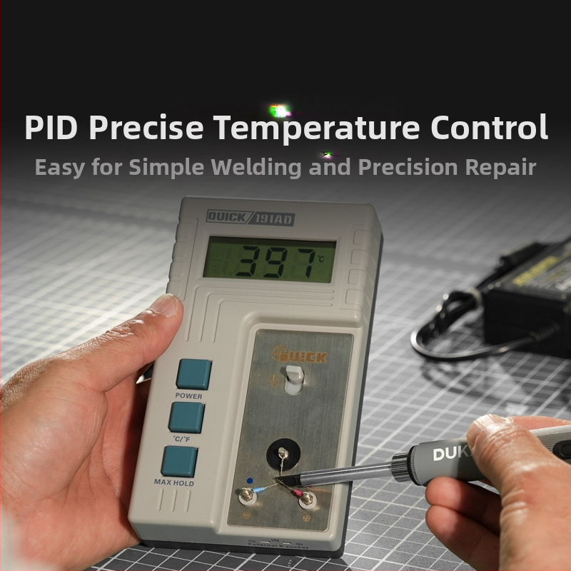 Nešiojama litavimo stotis 65W su pastovia temperatūra, QC/Pd maitinimas, aliuminio lydinys, 24V, skirtas litavimui ir remontui