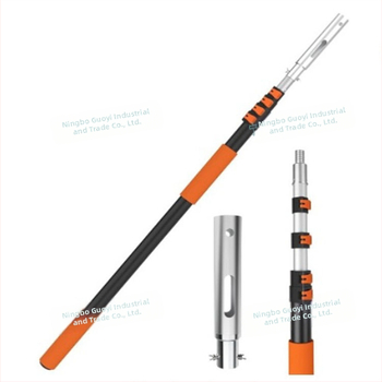 Τηλεσκοπικό κοντάρι καθαρισμού πισίνας με προσαρμογέα κράματος αλουμινίου (2 τεμ.)