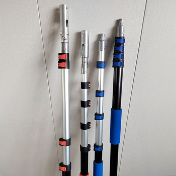 Τηλεσκοπικό κοντάρι καθαρισμού πισίνας με προσαρμογέα κράματος αλουμινίου (2 τεμ.)