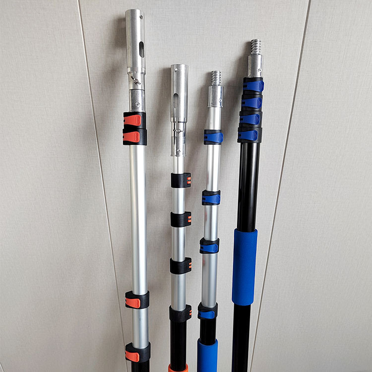 Τηλεσκοπικό κοντάρι καθαρισμού πισίνας με προσαρμογέα κράματος αλουμινίου (2 τεμ.)