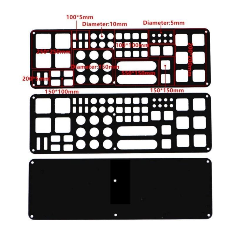 Стелаж за съхранение на инструменти за моделиране с пинцети, макетен нож и клещи