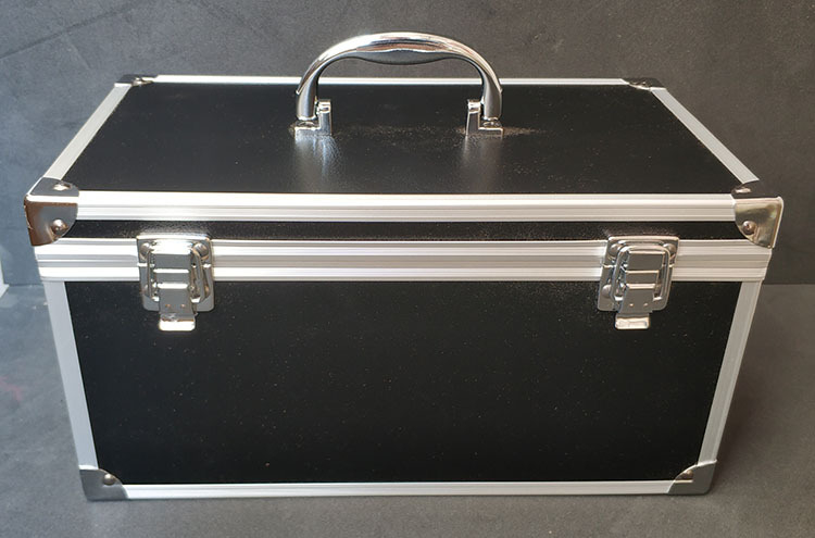Инструментална кутия от алуминиева сплав, преносим контейнер за съхранение, товароподемност 5 кг, 3 мм плотна дъска, ABS повърхност