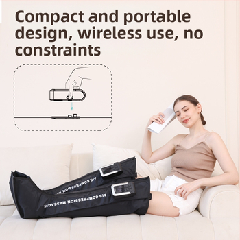 Μασάζ ποδιών με αεροπίεση και ασύρματη φόρτιση, πλήρες μασάζ ποδιών, μοντέλο ST-504