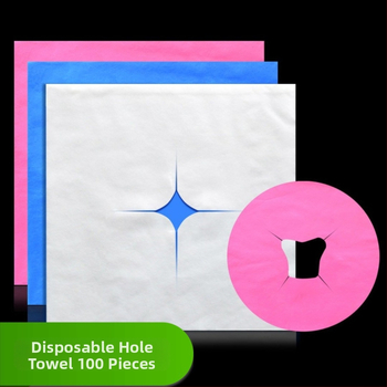 Vienkartinės neaustų pluoštų kosmetikos servetėlės — Naranfi, grožio salonams, 100 lapų, 50 pakuočių