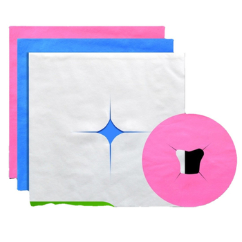 Vienkartinės neaustų pluoštų kosmetikos servetėlės — Naranfi, grožio salonams, 100 lapų, 50 pakuočių