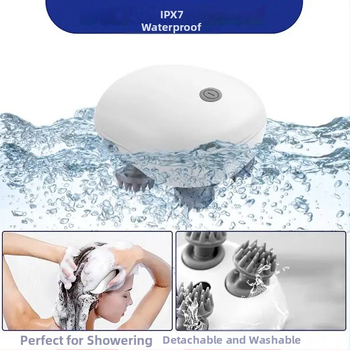 Galvos masažeris – minkantis masažą, USB maitinimas, mechaninis valdymas, modelis FY-T02, 3-asis greitis