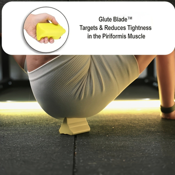 Piriformio raumenų masažuoklis su trimis galvomis – silikoninis joga blokas piriformiui, sėdmenims, nugarai ir juosmeniui