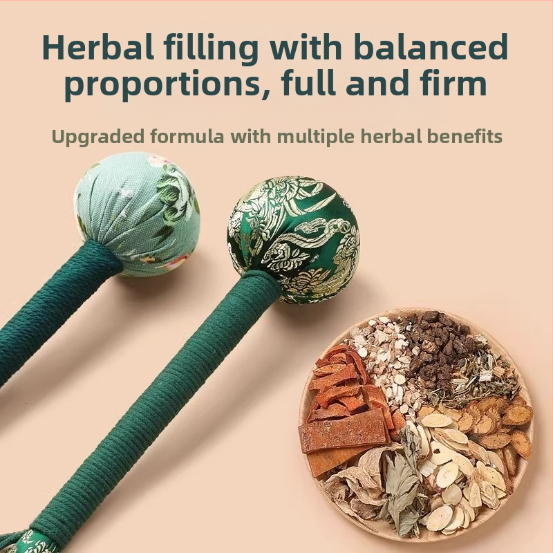 Ръчен масажен чук за моксотерапия с Artemisia, кръгла глава, за цялото тяло; DIY комплект, пуснат през 2024 г.