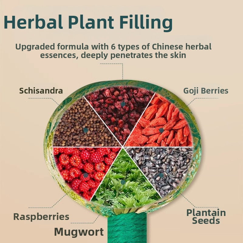 Ръчен масажен чук за моксотерапия с Artemisia, кръгла глава, за цялото тяло; DIY комплект, пуснат през 2024 г.