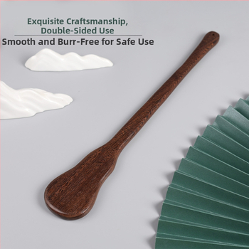 Koka meridiānu masāžas nūja – mehāniskā kontrole, apaļa masāžas galva, 1 ātrums, piemērota kaklam, atpakai, viduklim, gurniem un kājām