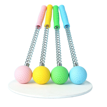 Golfmasāžas āmurs, silikona atsperu masieris, daudzfunkcionāls muguras/ meridiānu/ fitnesa āmurs — Louchuan, 2002