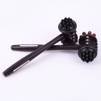 Rokas masāžas āmurs ar divām galvām meridiāniem — akupunktūras galva un apaļa galva, manuāla darbība, gluda intensitātes regulēšana, forma tuvu kvadrāta/kvadrātveida, piemērots kaklam, mugurai, viduklim, kājām un gūžām