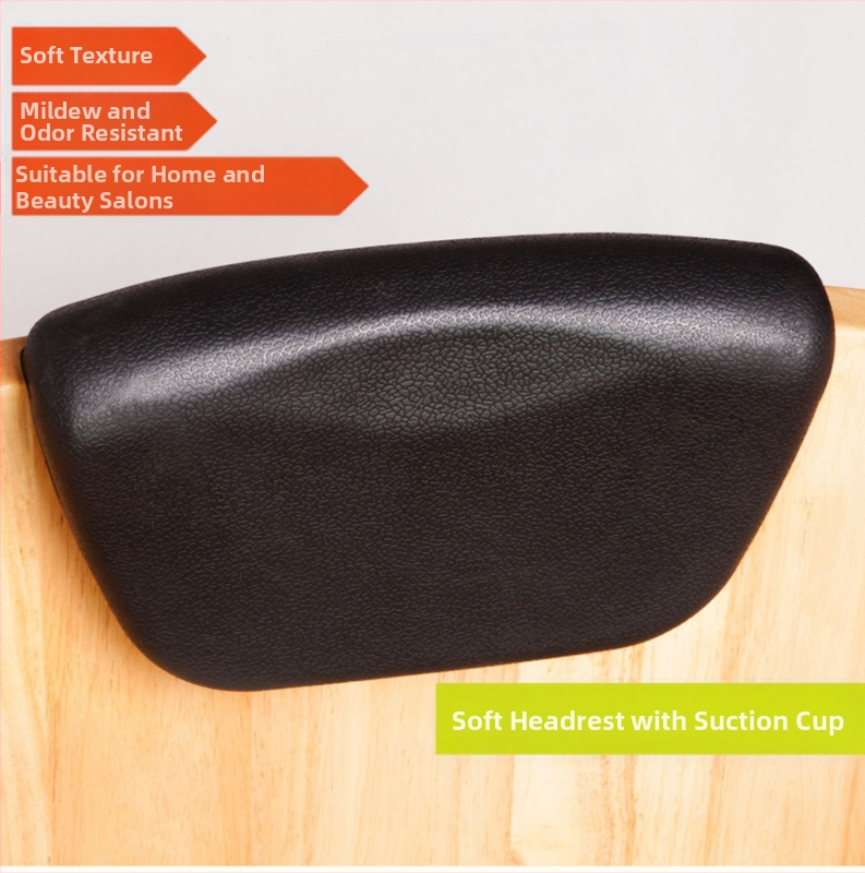 Vanjska jastučnica za glavu s tankim bridom – PU materijal, marka Concentric Bath Pillow, za masažu u kadi, oblikovanje kalupom, moderni minimalistički stil