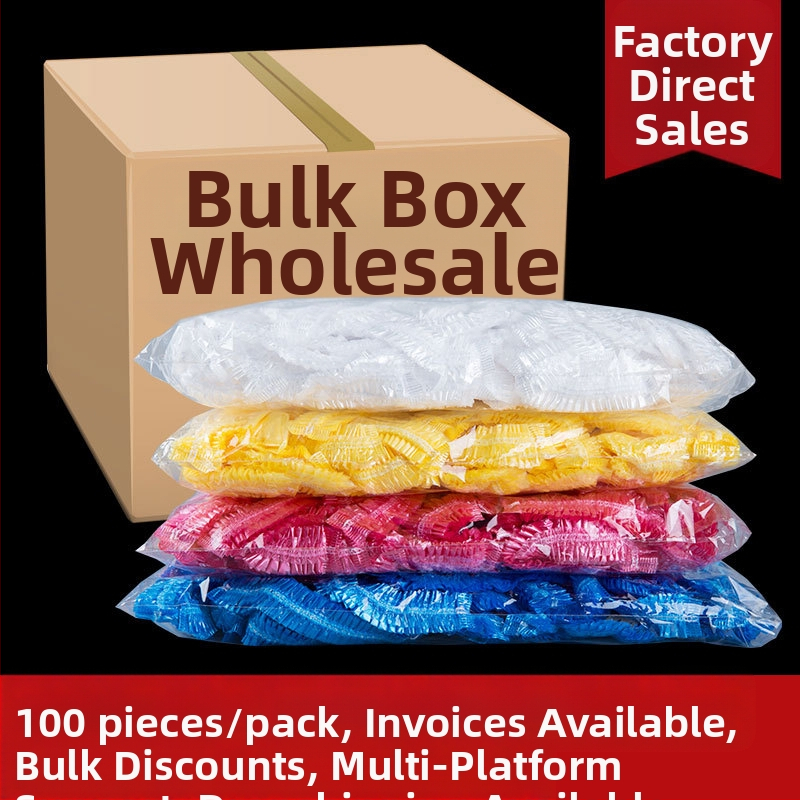 PE vienkartinė dušo kepurė su juostos forma, atspari vandeniui, išplėsta ir sutirštinta