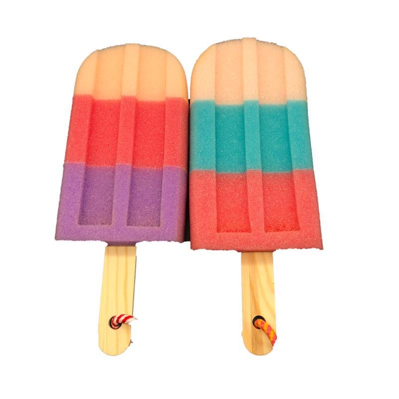 Ruize márkájú fürdőszobai tisztító szivacs fogóval, PU szivacs, 0,5 g, 100 db csomag