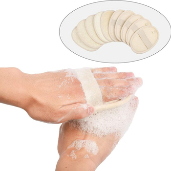 Loofah bath ball για ενήλικες — απολεπιστικό σφουγγάρι, συσκευασία 1250 τεμάχια, προσαρμόσιμη ιδιωτική ετικέτα