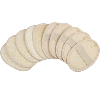 Loofah bath ball για ενήλικες — απολεπιστικό σφουγγάρι, συσκευασία 1250 τεμάχια, προσαρμόσιμη ιδιωτική ετικέτα