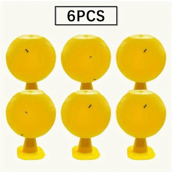 Ловушка за насекоми за градина, пластмасова декоративна украса с 6 примамни топки