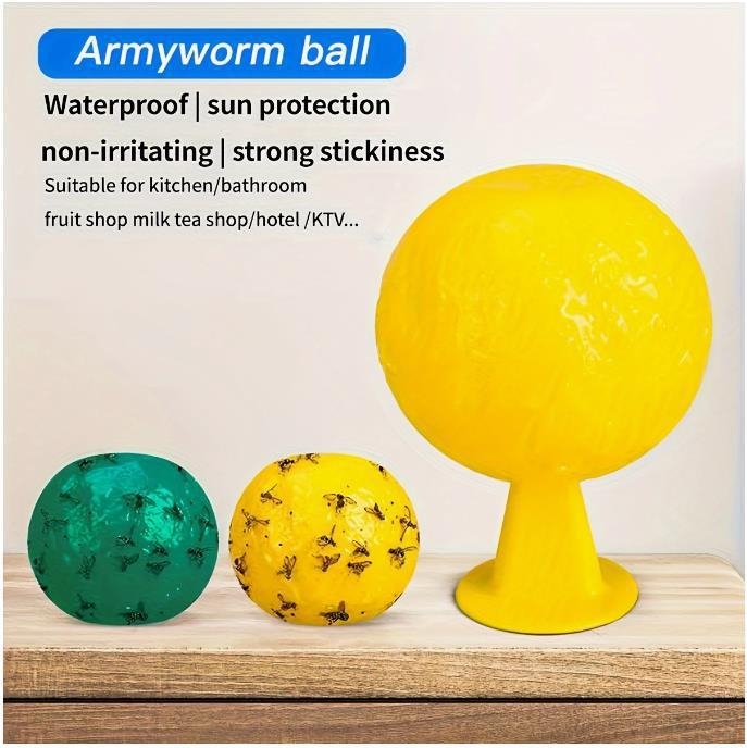 Ловушка за насекоми за градина, пластмасова декоративна украса с 6 примамни топки