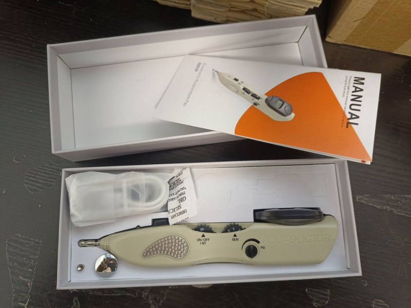 Išmanus meridijano rašiklis su elektronine energija akupunktūros taškams, automatinis taškų nustatymas, meridijanų masažas, pradėtas 2024