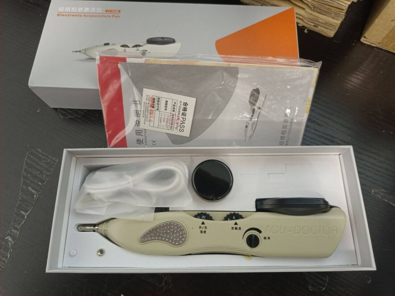 Išmanus meridijano rašiklis su elektronine energija akupunktūros taškams, automatinis taškų nustatymas, meridijanų masažas, pradėtas 2024