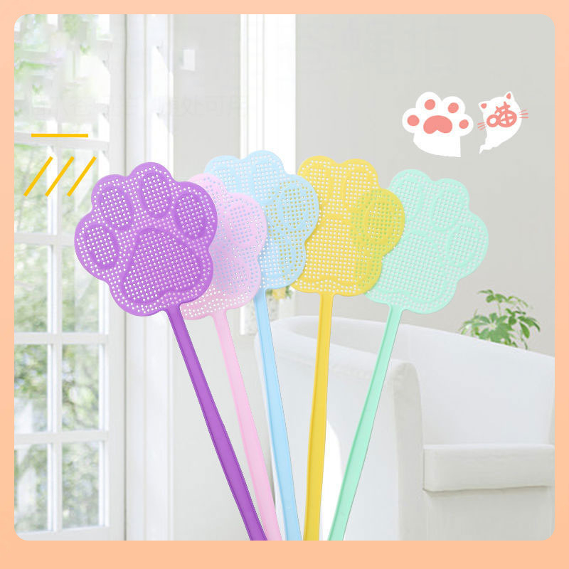 Fly Swatter su išplėsta rankena – patvarus plastikas, lengvas luksuso stilius, rankinis valdymas