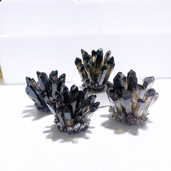 Purple Run κρυσταλλικός κλάστερ διακοσμητικό – μοντέρνος μινιμαλιστικός σχεδιασμός για οικία και γραφείο, καθαρισμός ενέργειας