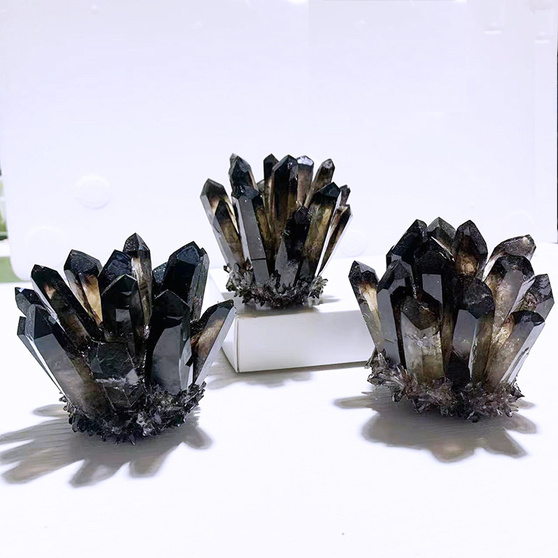 Purple Run кристална група орнамент – модерен минималистичен декор за дом и офис, прочистване на енергията