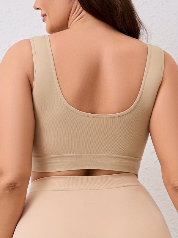 Nertinės belaidė dviejų sluoksnių liemenėlė su medvilnine įdėkline, pagrindinis audinys nailonas, beformės kaušės, kiškių ausų kaušės