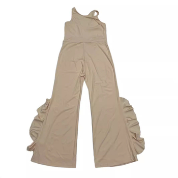 Ολόσωμη φόρμα χωρίς μανίκια από πλεκτό ύφασμα, φαρδιά παντελόνια, πολυεστέρας 95%+, Lolita στυλ, καλοκαίρι 2024.