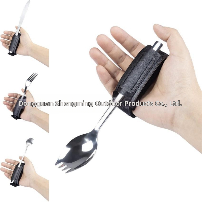 Etetéshez kapcsolódó korrekciós öv, nylon kevert anyagból, Velcro pántokkal – idős vagy agyvérzés utáni betegek számára (Korrektív öv; Nylon keverék; Velcro pántok)