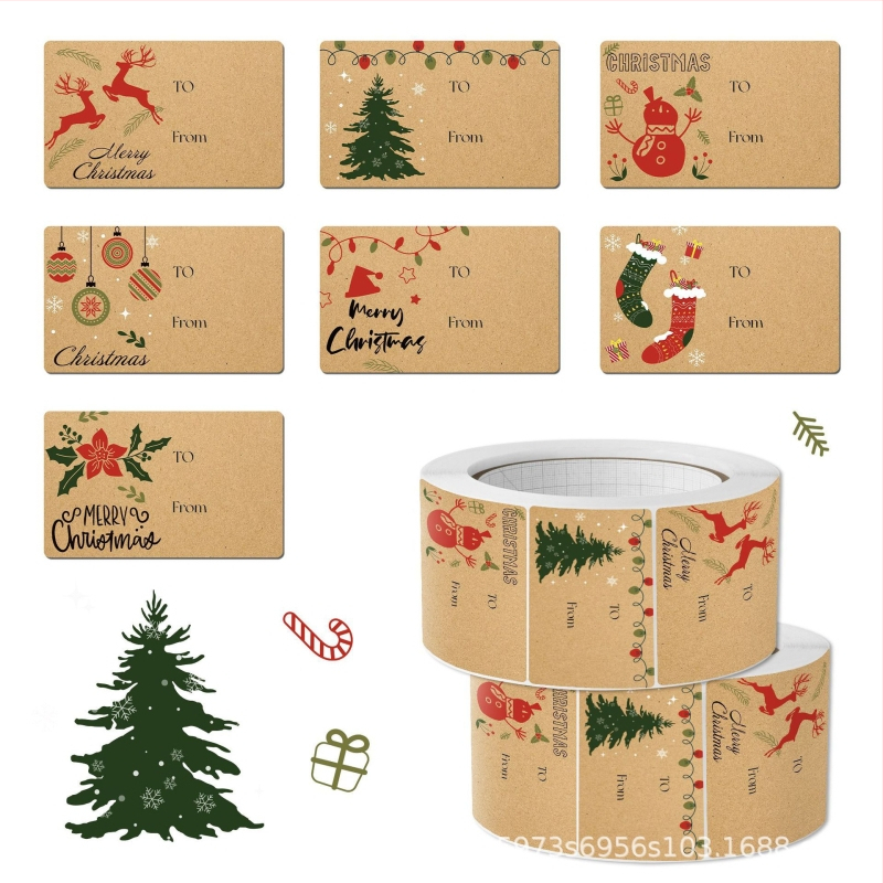 Коледен декоративен стикер – Материал: покрита хартия; Код на продукта AL829187235490; Категория: карикатура; Стил: модерен минималистичен; Дизайн: елен и черна дъска върху стъкло