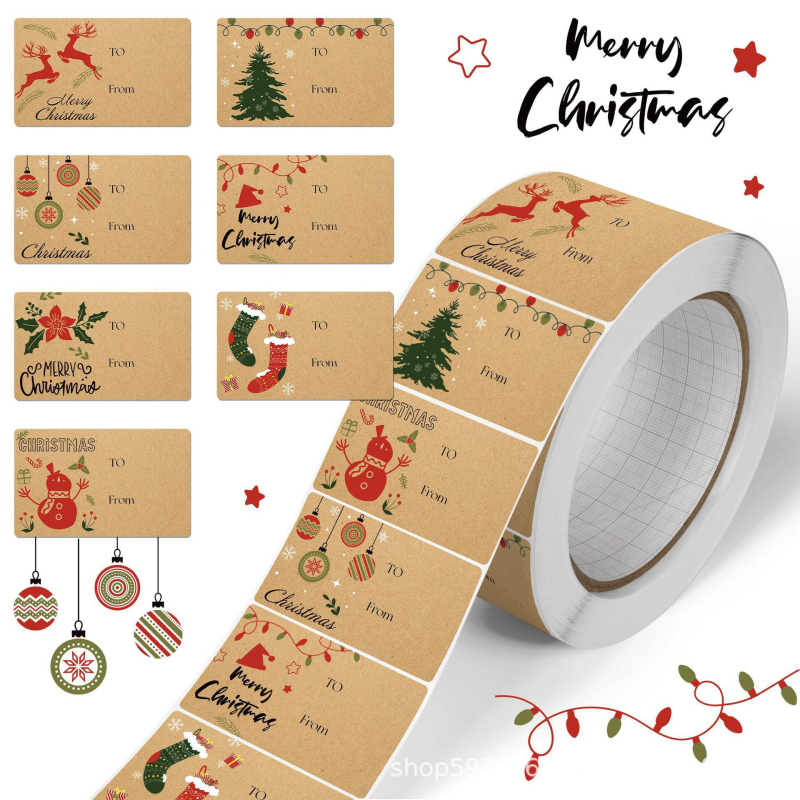 Коледен декоративен стикер – Материал: покрита хартия; Код на продукта AL829187235490; Категория: карикатура; Стил: модерен минималистичен; Дизайн: елен и черна дъска върху стъкло